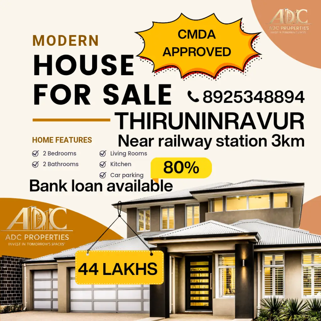 House for sale Thiruninravur