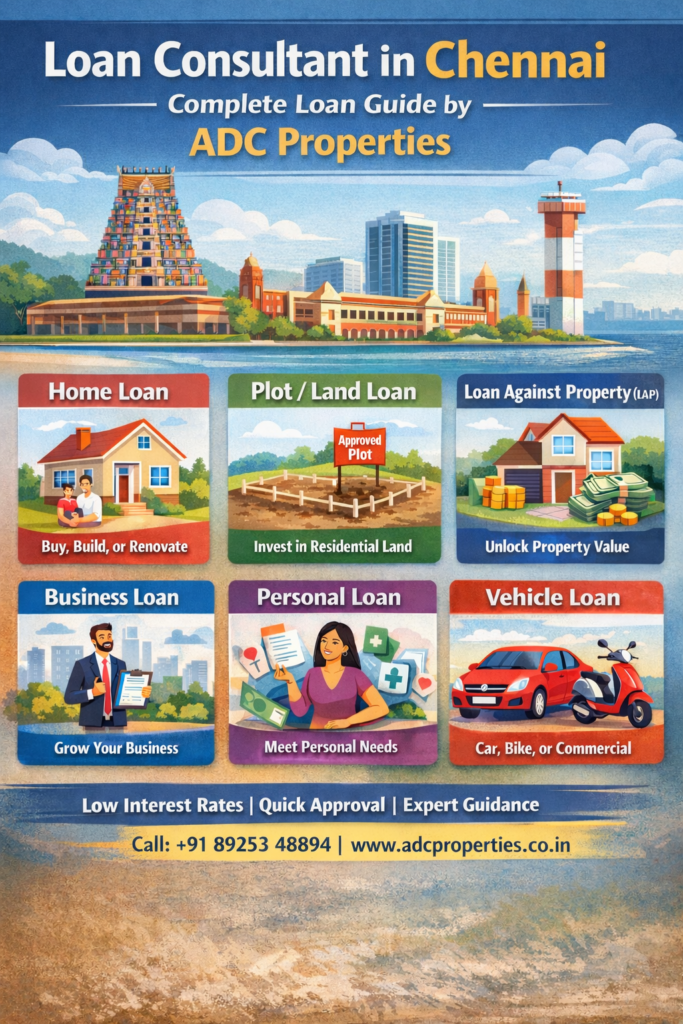 home loan in chennai,mortgage loan in chennnai, business loan chennai, personal loan in chennai